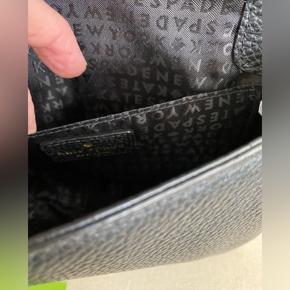 Kate Spade Small Lietta Crossbody Bag Black and White - Picture 9 of 10